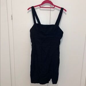 Abercrombie Black Short Overalls